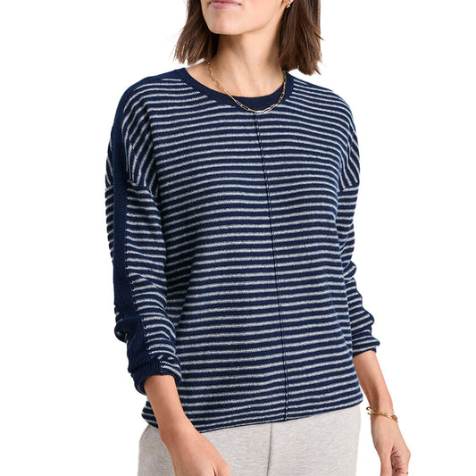 Custom Streetwear Striped Women Sweater - PG7296