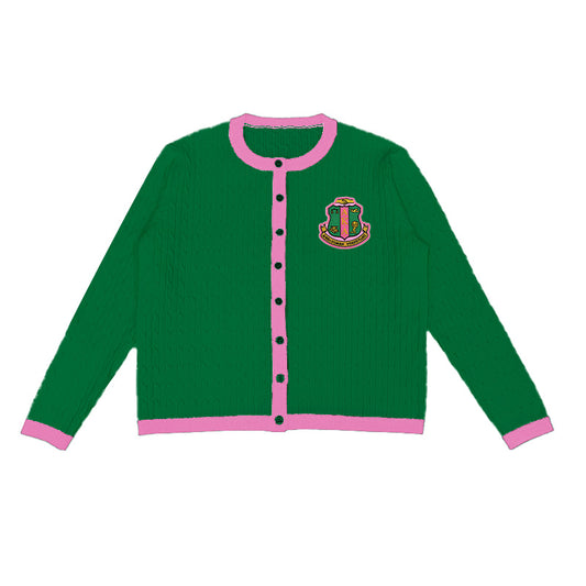 Custom Alpha Kappa Alpha Sorority Cardigan - PG82612