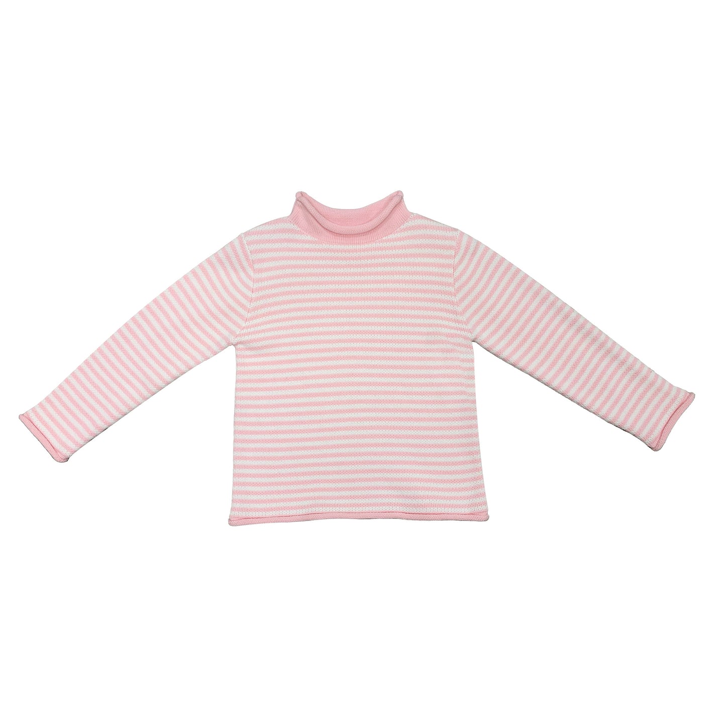 Custom Striped Rollneck Kid's Sweater - PG042906