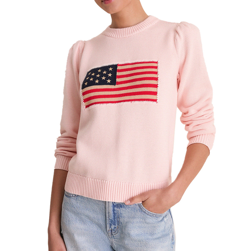 Custom Women's American Flag Knit - PG7131
