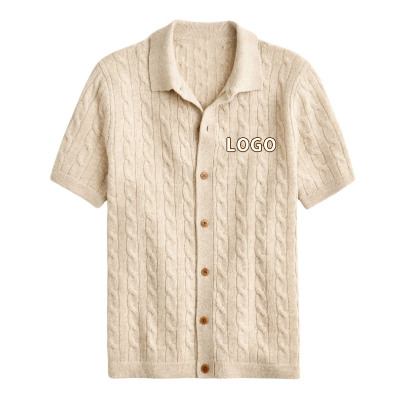 Knit Short Sleeves Men PAPAGARMENT