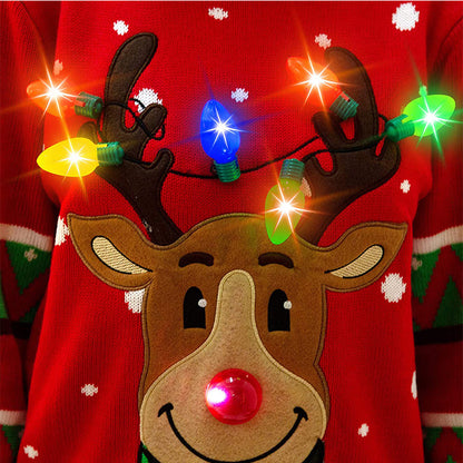 Custom Unisex knitted pattern Christmas jumper ugly sweaters with fantastic design