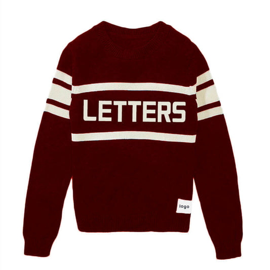OEM/ODM Custom Jacquard Logo Men’s Sweater | Knit Sweater Manufacturer