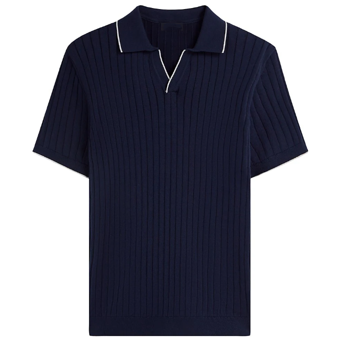 2023 OEM Jacquard Chenille Knit Short Sleeve Spring Custom 100% Cotton Polo Shirt Pullover Cardigan Men's Sweater