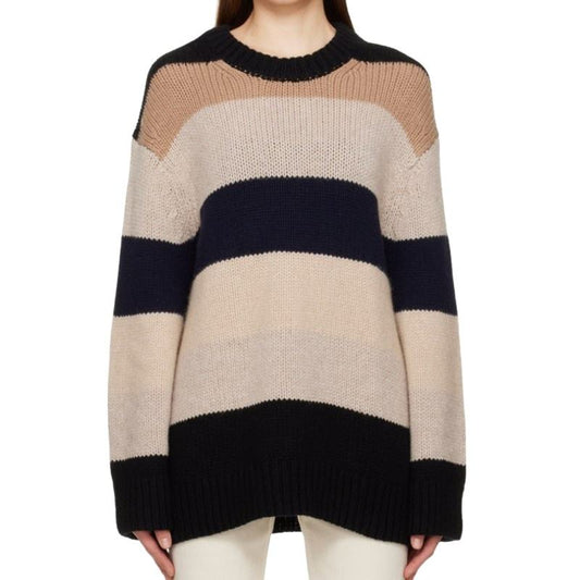 Striped Loose-Fit Pullover Sweater-Knitwear Manufacturer
