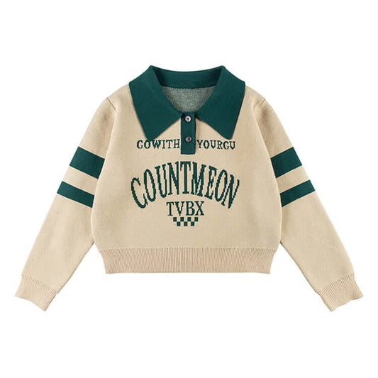 Custom Logo Cotton Crop Top | Premium Knitwear Manufacturer