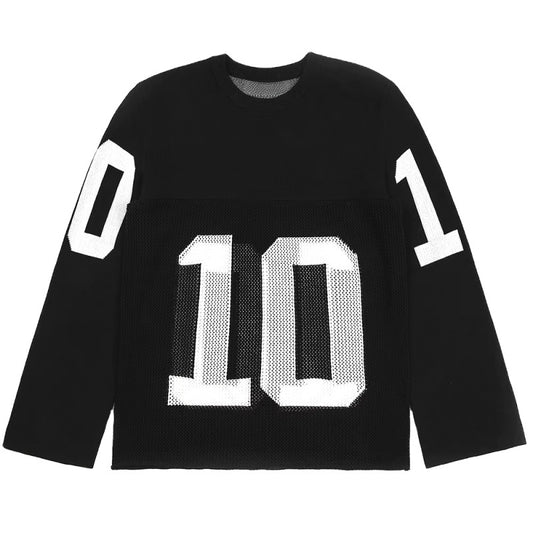 Wolesale Custom Man Knit Sweater Panel Knitwear Streetwear Jacquard