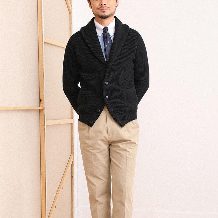 Oem/Odm Custom Cotton Button Casual Men’s Knit Cardigan | Sweater Manufacturer