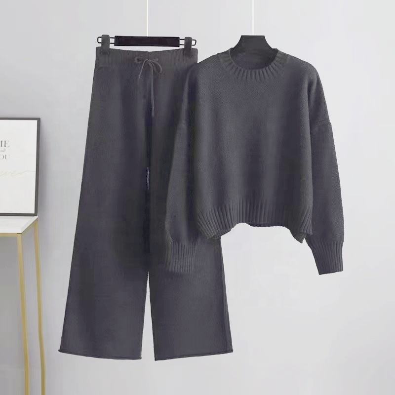 Oem/Odm Custom Cotton 2 pieces Women’s Knit Sweater| Sweater Manufacturer
