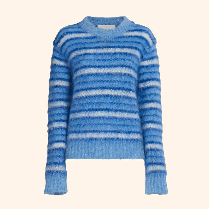 OEM/ODM Mohair Stripe Pullover Men’s Sweater | Sweater Manufacturer