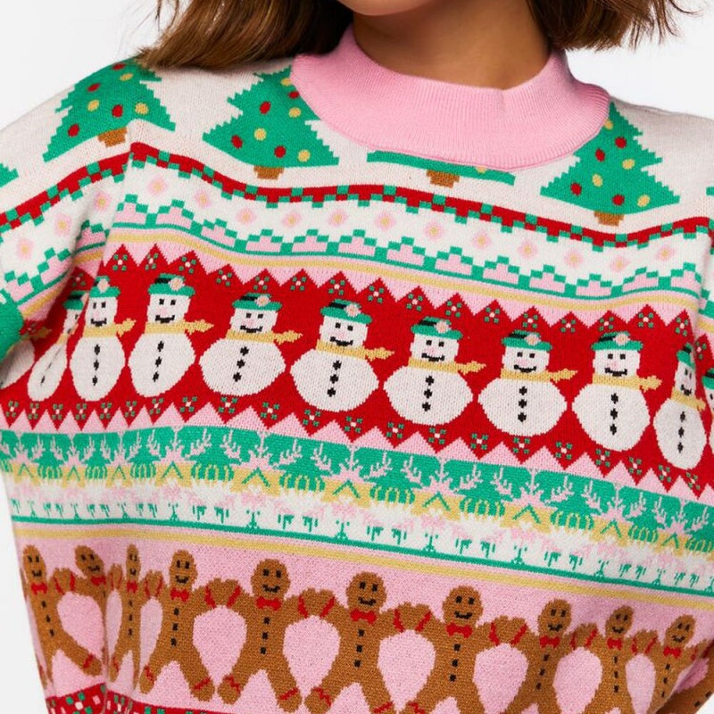 Custom Women's 100% Cotton Christmas Sweater|Bulk Orders