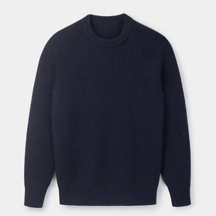 Ribbed Cotton Knit Sweater | Premium Knitwear Manufacturer