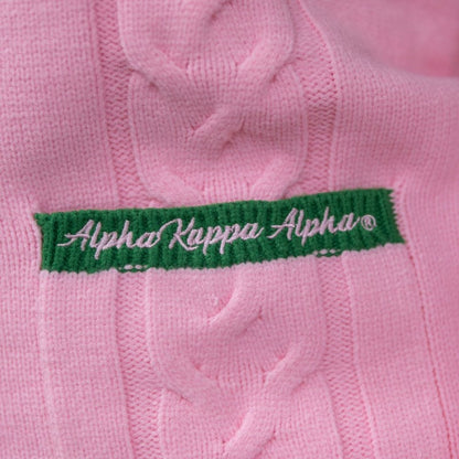 Custom Greek 100% Cotton Pink Women's Knitted Cardigan - OEM/ODM AKA Sweater