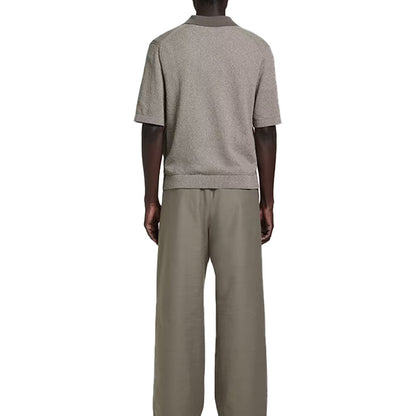 Custom Crochet Mesh Men Knit Short Sleeves - PG6511