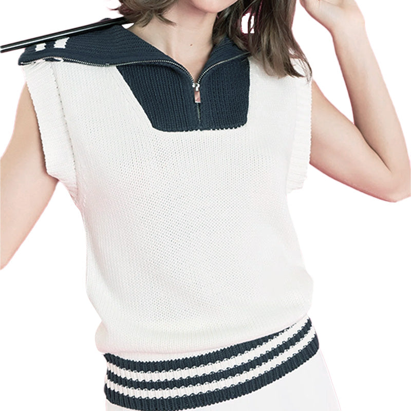 Custom Preppy Women Knit Sleeveless - PG52933