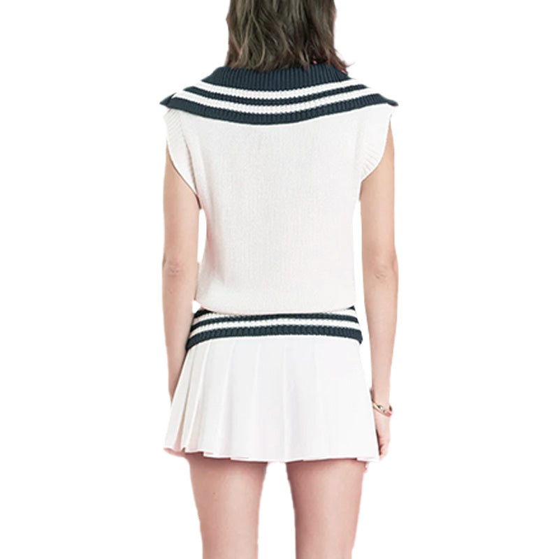Custom Preppy Women Knit Sleeveless - PG52933
