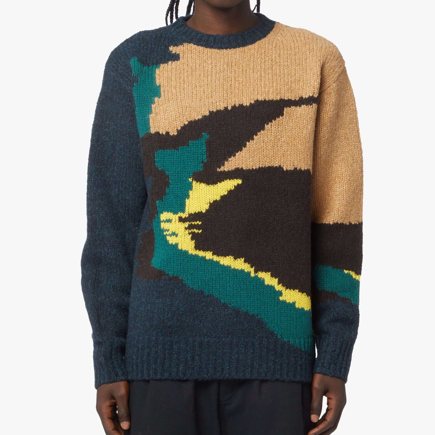 Colorful Jacquard Cotton Knit Sweater | Premium Knitwear Manufacturer