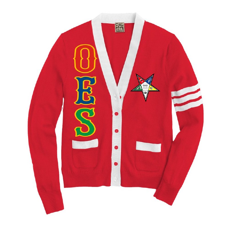Custom Logo Letterman/Varsity Embroidered Cardigan Knitted Sweater OES