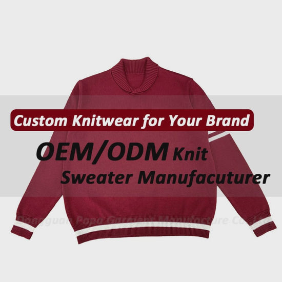 Shawl Collar Knit Pullover Sweater