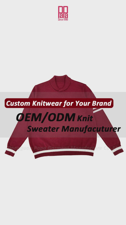 Shawl Collar Knit Pullover Sweater