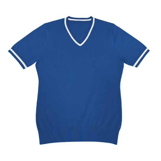 Custom Short Sleeves V-Neck Group Knitwear - PG8231