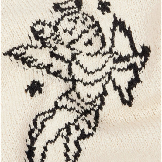 Custom Intarsia Logo Wool Blend Men Sweater - PG5823