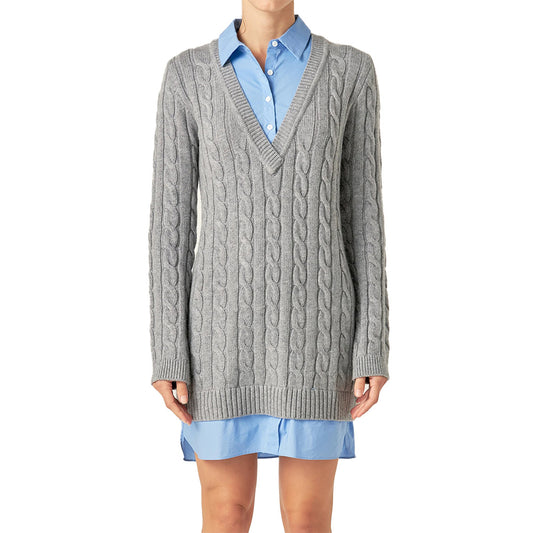 Custom Stylish Women Dress Sweater - PG8076