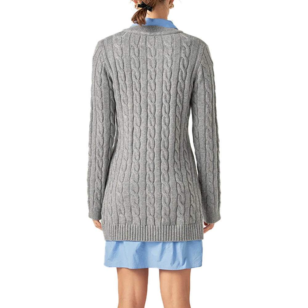 Custom Stylish Women Dress Sweater - PG8076