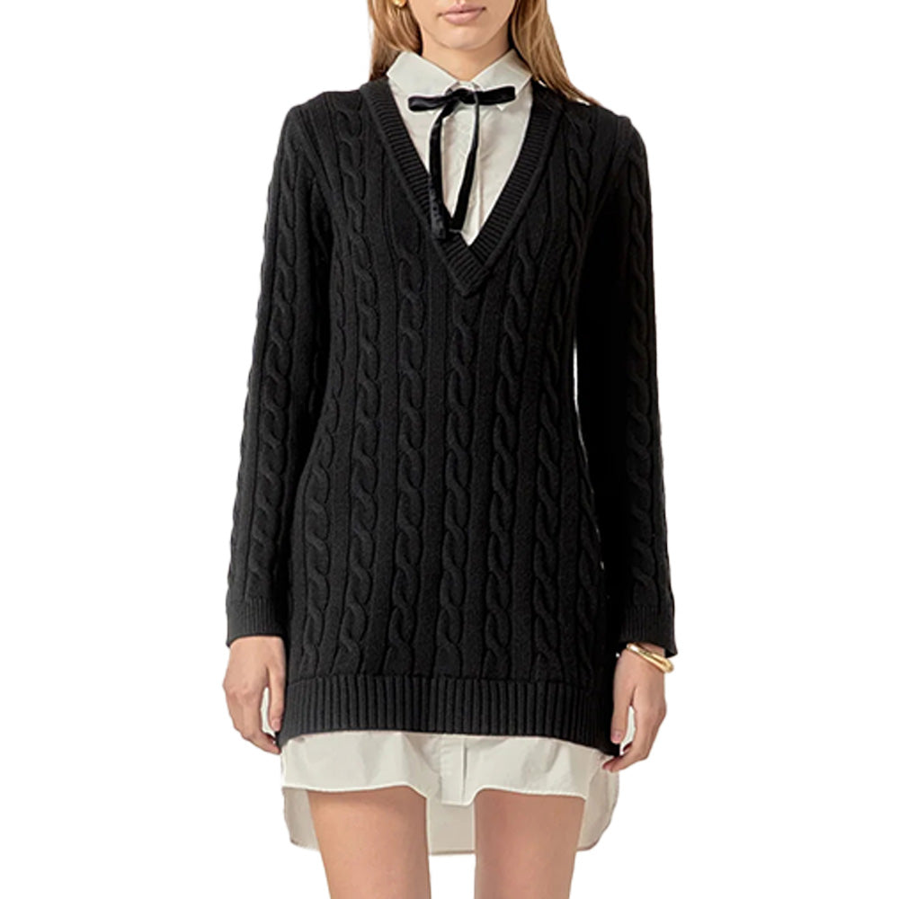 Custom Stylish Women Dress Sweater - PG8076