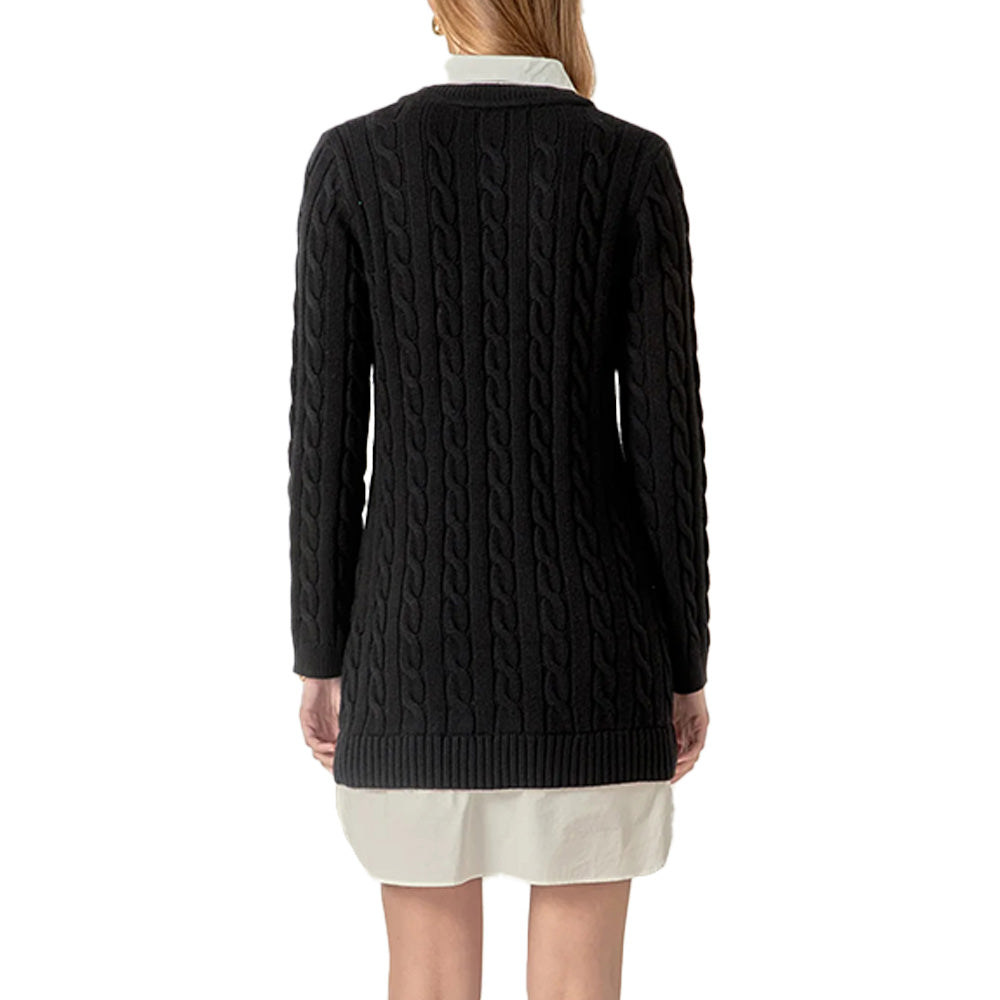 Custom Stylish Women Dress Sweater - PG8076