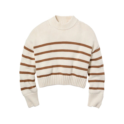 Custom Striped Women Sweater - PG7251